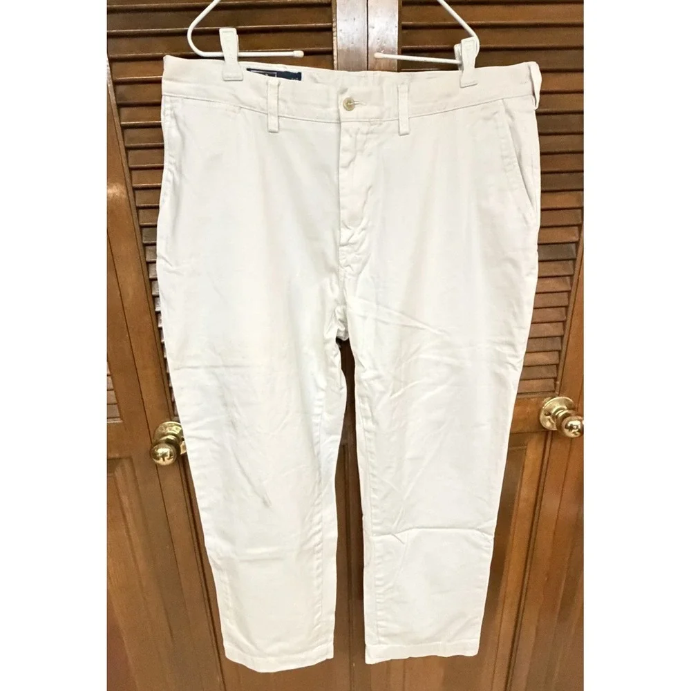 Polo Ralph Lauren Suffield Pants Khaki Chino Classic Cotton 38x30